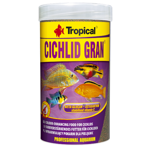 מזון גרגירים לציקלידים Tropical Cichlid Gran  באנר