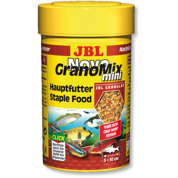 JBL NovoGranoMix Mini  מזון גרגירים קטנים לדגים טרופיים  באנר