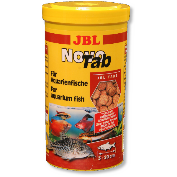 JBL NovoTab  מזון כופתיות לכל סוגי הדגים באנר