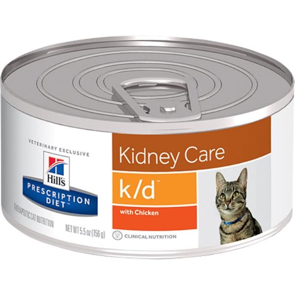 מזון רפואי לחתולים שימורי הילס k/d באנר