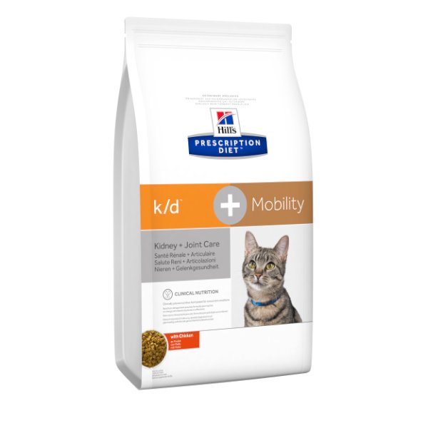מזון רפואי לחתולים הילס מוביליטי + K/D באנר
