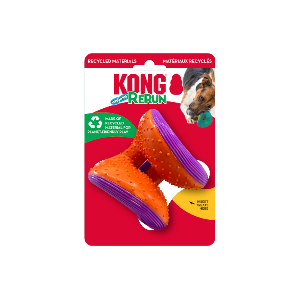 צעצוע KONG RERUN לניקוי שיניים וחניכיים באנר