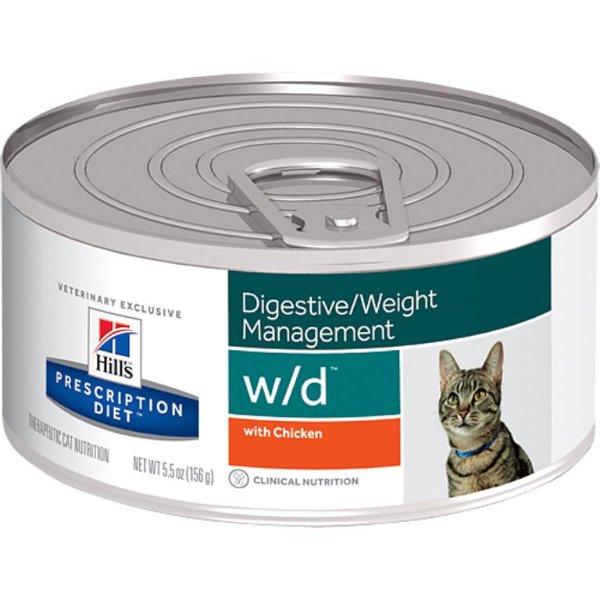 מזון רפואי לחתולים שימורי הילס W/D באנר