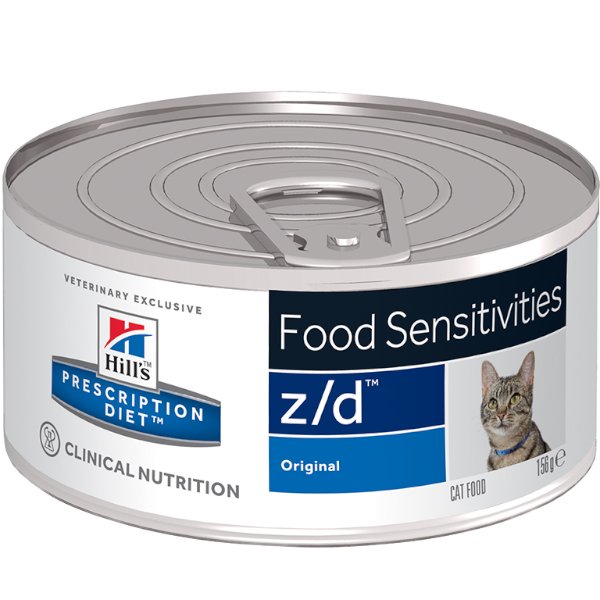 מזון רפואי לחתולים שימורי הילס z/d באנר