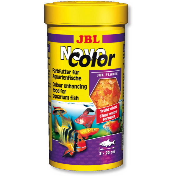 JBL NovoColor מזון דפים לשימור וחיזוק הצבע לדגים טרופיים באנר