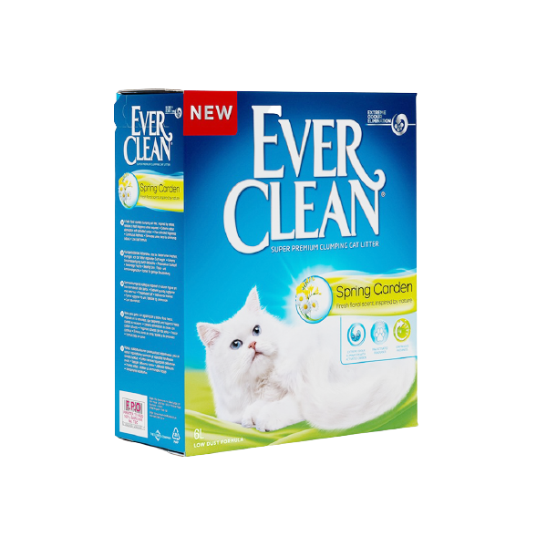 חול Ever Clean מתגבש לחתול Spring Garden ריחני באנר