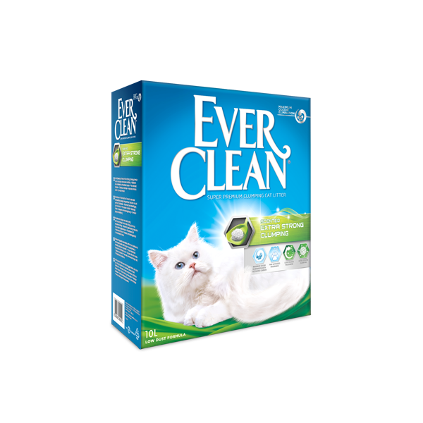 חול Ever Clean מתגבש לחתול ריחני באנר