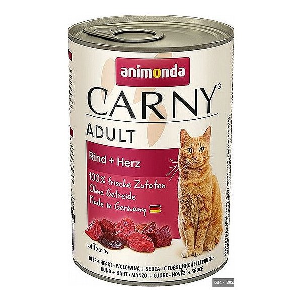 אנימונדה CARNY תבשיל מרק לחתול בקר ולבבות באנר