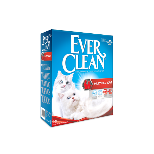 חול Ever Clean מתגבש לחתול מולטיקט ריחני באנר