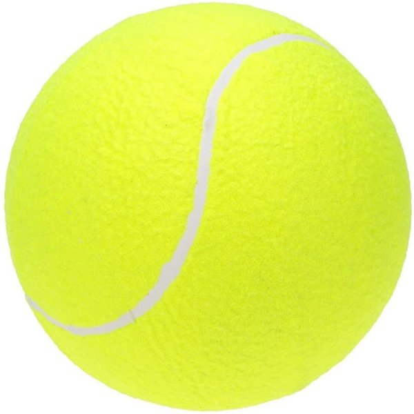 כדור טניס ענק לכלבים באנר