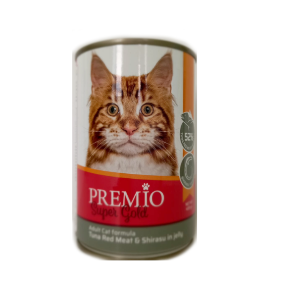 פרמיו שימור לחתול טונה אדומה בציפוי שיראסו בג׳לי באנר