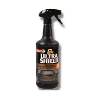 תרסיס ULTRA SHIELD להדברה ודחיית יותר מ-70 סוגי מזיקים לכלבים, סוסים, וסביבתם