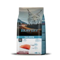 ברייברי מזון יבש לחתול בוגר מסורס נטול דגנים סלמון