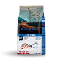 ברייברי מזון יבש לחתול בוגר מסורס נטול דגנים הרינג