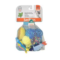 פופוס צעצוע מיקס 9 בובות סרדינים לחתול Sardine Cat Toy 9 Pack