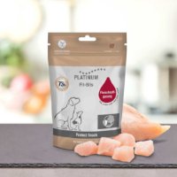PLATINUM Fit-Bits Protect  חטיף עוף טרי להגנה נגד פרעושים וקרציות 