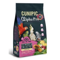 קוניפיק אלפא פרו מזון מלא וייחודי לתוכים גדולים טרופי CUNIPIC Alpha Pro