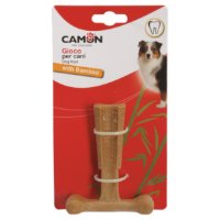 צעצוע לעיסה לכלב camon עם במבוק