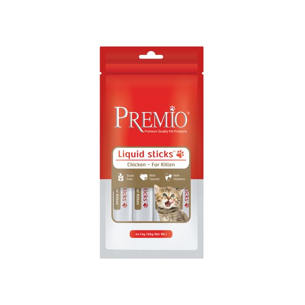 פרמיו חטיף דליקט עוף לגורי חתולים באנר