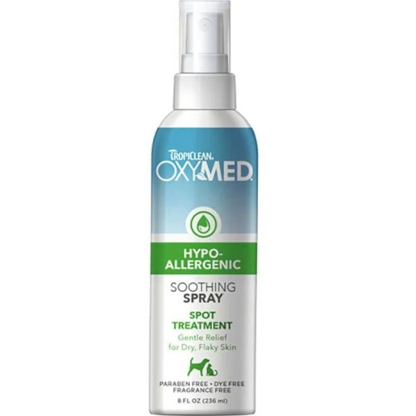 תרסיס TropiClean oxymed HYPO ALLERGENIC היפואלרגני  באנר