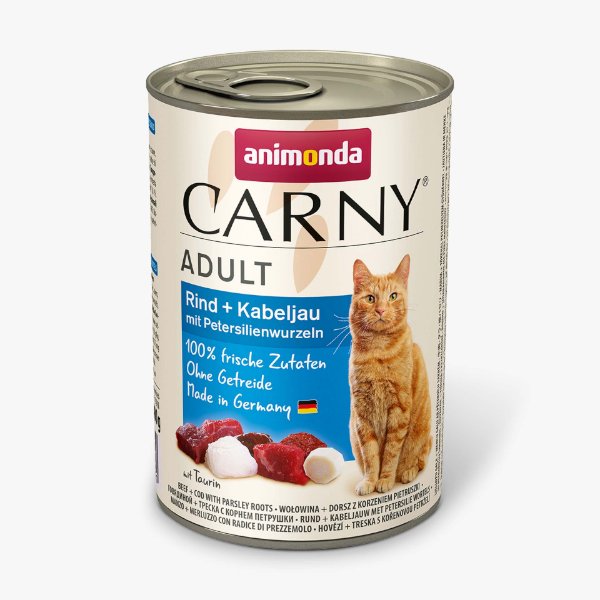 אנימונדה קרני שימור לחתול בקר ודג קוד באנר