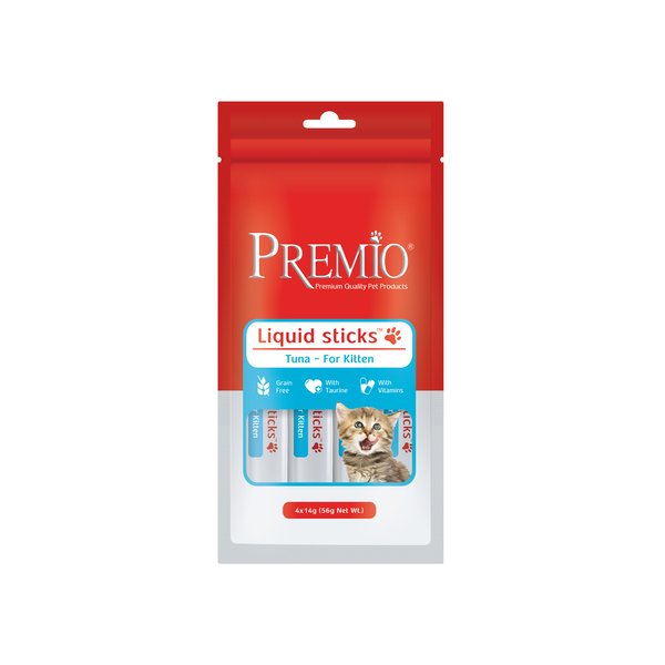 פרמיו חטיף דליקט טונה לגורי חתולים באנר