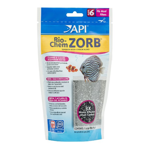 ביוכם זורב פחם לאקווריום -API Bio-Chem Zorb באנר