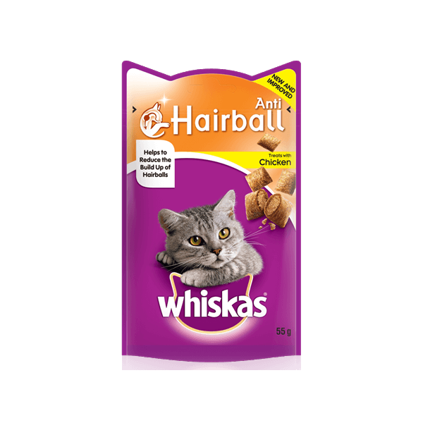 ויסקאס חטיף Anti Hairball עוף באנר