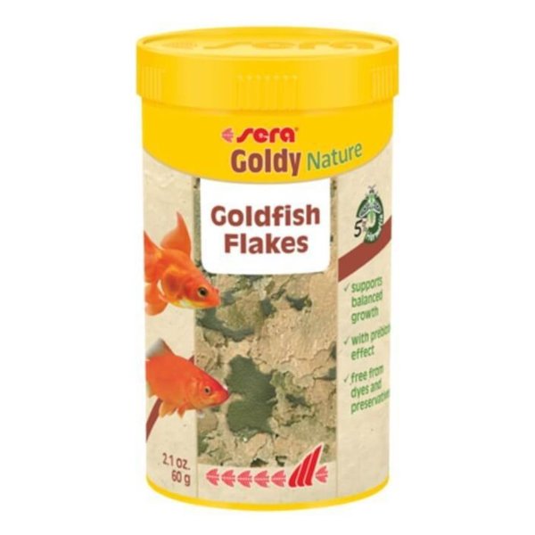 SERA Goldfish Flakes מזון דפים לדגי זהב באנר