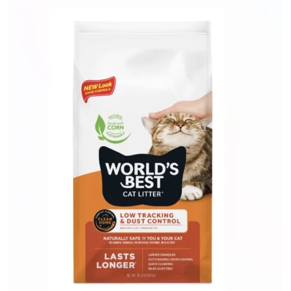 WORLD'S BEST Multiple Cat מצע תירס אקולוגי באנר