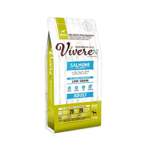 ויורה מזון יבש הוליסטי לכלב בוגר מופחת דגנים סלמון באנר