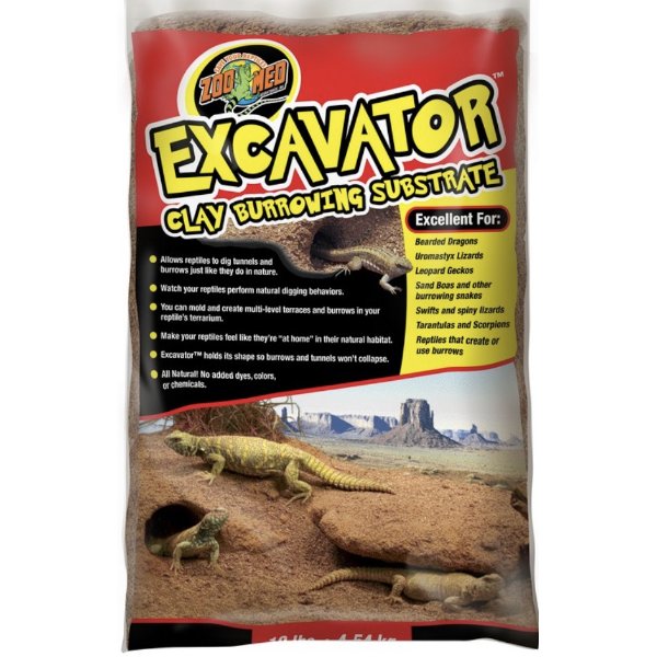 מצע חימר לבניית מערות ומחילות לזוחלים באנר