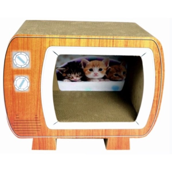 משטח גירוד ורביצה מדליק בצורת טלויזיה באנר