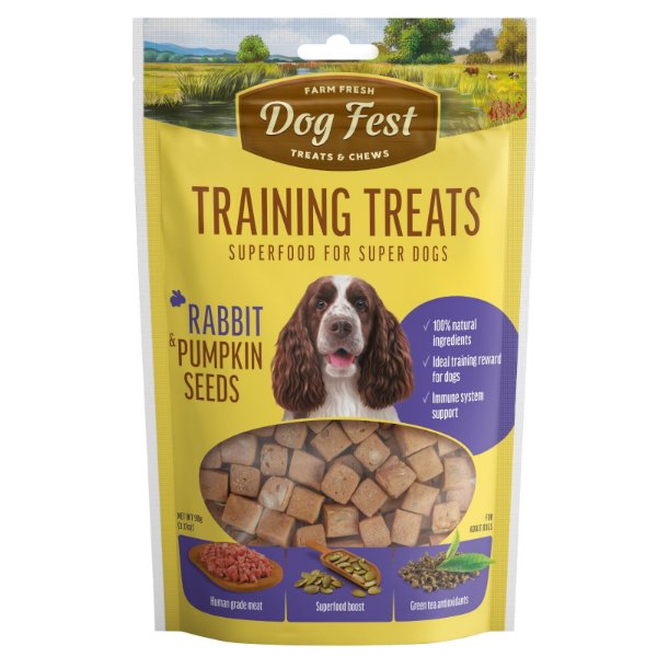 dog fest חטיף קוביות ארנב באנר